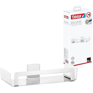 tesa UK tesa DELUXXE shower basket, self-adhesive, high-gloss chromed metal, modern design, guaranteed stainless, 55mm x 265mm x 120mm tesa UK tesa DELUXXE shower basket, self-adhesive, high-gloss chromed metal, modern design, guaranteed stainless, 55mm x 265mm x 120mm