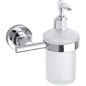 tesa UK tesa LUUP Hand Soap Dispenser No Drill Wall Mounted Chrome-Plated Dispenser Holder for 200 ml Liquid Soap with Satined Glass Bottle, Stainless Includes Removable Adhesive Solution tesa UK tesa LUUP Hand Soap Dispenser No Drill Wall Mounted Chrome-Plated Dispenser Holder for 200 ml Liquid Soap with Satined Glass Bottle, Stainless Includes Removable Adhesive Solution