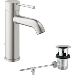 Grohe Essence New Basin Mixer 1/2"S-Size Supersteel 23589DC1 Grohe Essence New Basin Mixer 1/2"S-Size Supersteel 23589DC1