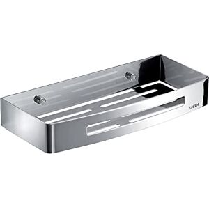 Gedy Rectangular Chrome G-Hanoi Shower Caddy 304 Stainless Steel Bathroom Organizer with Finish R&D Design 4.5 x 30 x 12.7 cm and 0.6 kg, 2 Years Warranty, Stainless Steel Gedy Rectangular Chrome G-Hanoi Shower Caddy 304 Stainless Steel Bathroom Organizer with Finish R&D Design 4.5 x 30 x 12.7 cm and 0.6 kg, 2 Years Warranty, Stainless Steel