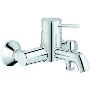 Grohe Start Classic Quickfix Single-Lever Bath/Shower Mixer, Wall-Mounted, Metal Lever, Chrome. Easy to Fit with Quickspanner. 23787000 Grohe Start Classic Quickfix Single-Lever Bath/Shower Mixer, Wall-Mounted, Metal Lever, Chrome. Easy to Fit with Quickspanner. 23787000