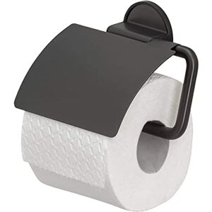 Tiger Tune Toilet Roll Holder, No Drilling Required Thanks to 3M Self-Adhesive Backing System, Optional Mounting with Screws and Plugs, Stainless Steel, Black, 15 x 12.3 x 3.3 cm Tiger Tune Toilet Roll Holder, No Drilling Required Thanks to 3M Self-Adhesive Backing System, Optional Mounting with Screws and Plugs, Stainless Steel, Black, 15 x 12.3 x 3.3 cm