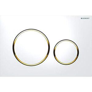 Geberit K13014 Sigma 20 Actuator Plate, Set of 1, White/Gold 115.882. KK. 1, Polished Chrome. Geberit K13014 Sigma 20 Actuator Plate, Set of 1, White/Gold 115.882. KK. 1, Polished Chrome.