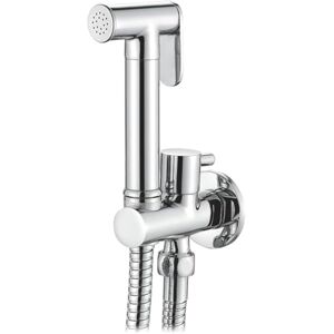 Ibergrif Handheld Bidet Sprayer Kit, Stainless Steel Shower Spray Bidet Attachment w/Hose for Toilet UK, Bathroom Shattaf Cloth Diaper for Feminine Hygiene, Pet Shower, Chrome, M22015R Ibergrif Handheld Bidet Sprayer Kit, Stainless Steel Shower Spray Bidet Attachment w/Hose for Toilet UK, Bathroom Shattaf Cloth Diaper for Feminine Hygiene, Pet Shower, Chrome, M22015R