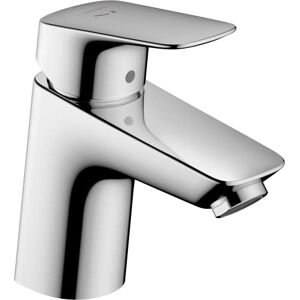 Hansgrohe Logis bathroom tap without waste, energy-saving (CoolStart), bathroom sink tap with spout height 67 mm, basin mixer tap water-saving (EcoSmart), chrome, 71073000 Hansgrohe Logis bathroom tap without waste, energy-saving (CoolStart), bathroom sink tap with spout height 67 mm, basin mixer tap water-saving (EcoSmart), chrome, 71073000