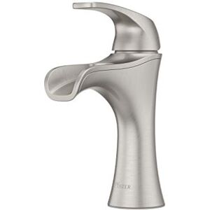 PFISTER Jaida Bathroom Sink Faucet, Single Handle, Single Hole or 3-Hole, Spot Defense Brushed Nickel Finish, LF042JDGS PFISTER Jaida Bathroom Sink Faucet, Single Handle, Single Hole or 3-Hole, Spot Defense Brushed Nickel Finish, LF042JDGS