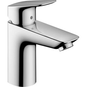 Hansgrohe Logis basin mixer tap 100 with CoolStart energy saving function and pop up waste, chrome 71102000 Hansgrohe Logis basin mixer tap 100 with CoolStart energy saving function and pop up waste, chrome 71102000