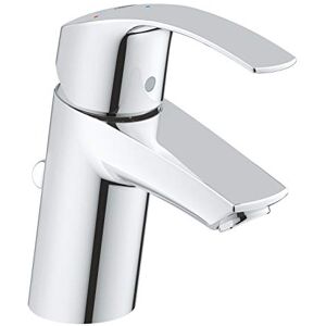 Grohe 32926002 Ecojoy Eurosmart Basin Mixer Tap with Spout and Waste Set, Normal, ES, Silkmove (Imported from Germany) Grohe 32926002 Ecojoy Eurosmart Basin Mixer Tap with Spout and Waste Set, Normal, ES, Silkmove (Imported from Germany)