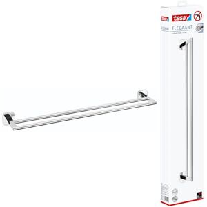 tesa UK tesa ELEGAANT Double Towel Rail Self-Adhesive Towel Bar in Stainless-Steel Design Wall-Mounted Dual Towel Holder Waterproof, incl. Power.Kit Adhesive Solution 50mm x 630mm x 113mm tesa UK tesa ELEGAANT Double Towel Rail Self-Adhesive Towel Bar in Stainless-Steel Design Wall-Mounted Dual Towel Holder Waterproof, incl. Power.Kit Adhesive Solution 50mm x 630mm x 113mm