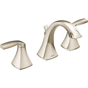 Moen Voss Collection Two Handle Widespread Bathroom Faucet Valve Required (T6905NL), Polished Nickel Moen Voss Collection Two Handle Widespread Bathroom Faucet Valve Required (T6905NL), Polished Nickel