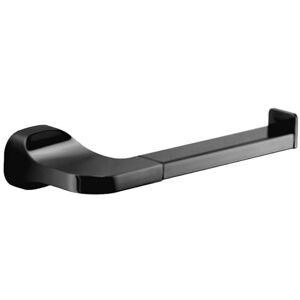 Gedy Stelvio Toilet Roll Holder Matte Black Gedy Stelvio Toilet Roll Holder Matte Black