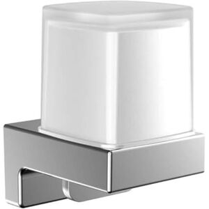 Emco Cue Liquid Soap Dispenser Wall Mounted Metal & Crystal Glass Bathroom Soap Dispenser Wall Mounted, Glue or Screw, (Chrome) Emco Cue Liquid Soap Dispenser Wall Mounted Metal & Crystal Glass Bathroom Soap Dispenser Wall Mounted, Glue or Screw, (Chrome)