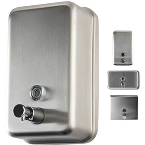 EnBath Commercial Soap Dispenser Wall Mount Stainless Steel Wall Mounted Soap Dispenser for Bathroom New 2019 Superior Design with Premium Grade Anti-Leak Pump and Corrosion-Proof Lining EnBath Commercial Soap Dispenser Wall Mount Stainless Steel Wall Mounted Soap Dispenser for Bathroom New 2019 Superior Design with Premium Grade Anti-Leak Pump and Corrosion-Proof Lining