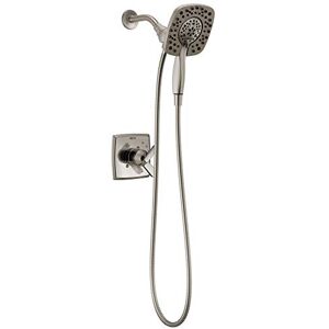 DELTA Ashlyn 17 Series Dual-Function Shower Trim Kit with 2-Spray Touch Clean In2ition 2-in-1 Hand Held Shower Head with Hose, Stainless T17264-SS-I (Valve Not Included) DELTA Ashlyn 17 Series Dual-Function Shower Trim Kit with 2-Spray Touch Clean In2ition 2-in-1 Hand Held Shower Head with Hose, Stainless T17264-SS-I (Valve Not Included)