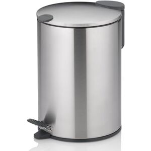Kela 23615 Dust Bin, 3 l, Silent Close, Metal, Mats, Silver Matte Kela 23615 Dust Bin, 3 l, Silent Close, Metal, Mats, Silver Matte