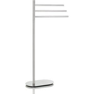 Kela towel rail upright 85cm, swivelling, towel rail with 3 towel rails, LUCIDO, chrome-plated stainless steel, glossy Kela towel rail upright 85cm, swivelling, towel rail with 3 towel rails, LUCIDO, chrome-plated stainless steel, glossy