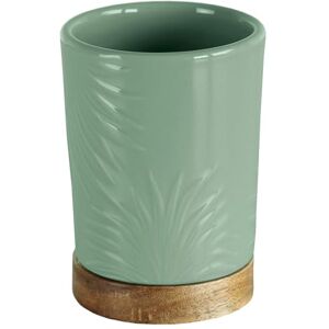 Kleine Wolke Palm Toothbrush Holder Accessories Maledivia Colour Stoneware Acacia Length 7.8 x Width 7.8 x Height 11 cm Kleine Wolke Palm Toothbrush Holder Accessories Maledivia Colour Stoneware Acacia Length 7.8 x Width 7.8 x Height 11 cm