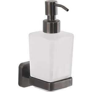 Gedy Tonga Dispenser, Stainless Steel Glass chromall, Gunmetal, 6,3x11,7x17,3cm Gedy Tonga Dispenser, Stainless Steel Glass chromall, Gunmetal, 6,3x11,7x17,3cm