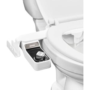 VEVOR Bidet Attachment for Toilet, 0.3" Ultra Thin Bidet Toilet Seat Attachment Dual Retractable Nozzles, Adjustable Water Pressure, Non-Electric Cold Water Sprayer for Front Rear Water Wash, White VEVOR Bidet Attachment for Toilet, 0.3" Ultra Thin Bidet Toilet Seat Attachment Dual Retractable Nozzles, Adjustable Water Pressure, Non-Electric Cold Water Sprayer for Front Rear Water Wash, White