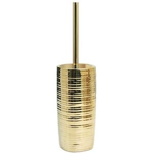 Gedy Kelly Toilet Brush Holder, Ceramic, Gold, 10.3 x 10.3 x 40 Gedy Kelly Toilet Brush Holder, Ceramic, Gold, 10.3 x 10.3 x 40