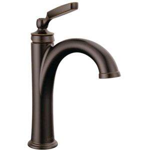 DELTA Faucet Woodhurst Oil Rubbed Bronze Bathroom Faucet, Single Hole Bathroom Faucet, Single Handle Bathroom Sink Faucet, Diamond Seal Technology, Drain Assembly, Venetian Bronze 532-RBMPU-DST DELTA Faucet Woodhurst Oil Rubbed Bronze Bathroom Faucet, Single Hole Bathroom Faucet, Single Handle Bathroom Sink Faucet, Diamond Seal Technology, Drain Assembly, Venetian Bronze 532-RBMPU-DST