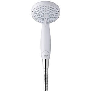 Mira Showers Nectar Showerhead Handheld Shower Head 4 Spray White 90 mm 2.1703.002 Mira Showers Nectar Showerhead Handheld Shower Head 4 Spray White 90 mm 2.1703.002