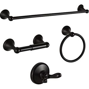 bgl Bathroom Accessory Set, Oil-Rubbed Bronze Adjustable Expandable Towel Bar 4-Piece ORB Bathroom Hardware Set Wall Mounted Robe Hook Toilet Paper Holder Towel Ring Towel Bar bgl Bathroom Accessory Set, Oil-Rubbed Bronze Adjustable Expandable Towel Bar 4-Piece ORB Bathroom Hardware Set Wall Mounted Robe Hook Toilet Paper Holder Towel Ring Towel Bar