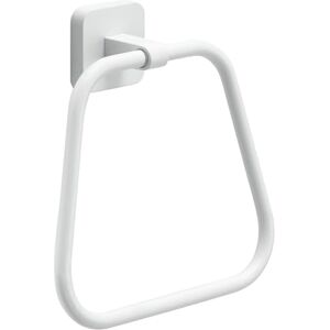 Gedy Tonga Bathroom Towel Rack, Wall Towel Rack, Towel Ring, Adhesive Towel Rack, Towel Rail without Drill, Matte White, Stainless Steel, 17 x 4.6 x 16 cm Gedy Tonga Bathroom Towel Rack, Wall Towel Rack, Towel Ring, Adhesive Towel Rack, Towel Rail without Drill, Matte White, Stainless Steel, 17 x 4.6 x 16 cm