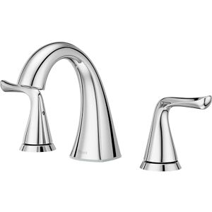 PFISTER Willa Bathroom Sink Faucet, 8-Inch Widespread, 2-Handle, 3-Hole, Polished Chrome Finish, LF049MALCC PFISTER Willa Bathroom Sink Faucet, 8-Inch Widespread, 2-Handle, 3-Hole, Polished Chrome Finish, LF049MALCC