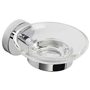 Croydex Pendle Flexi-Fix Soap Dish & Holder, Chrome, Metal, 54 x 108 x 128mm Croydex Pendle Flexi-Fix Soap Dish & Holder, Chrome, Metal, 54 x 108 x 128mm
