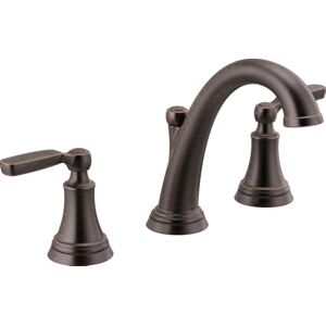 DELTA Woodhurst 2-Handle Widespread Bathroom Faucet with Metal Drain Assembly, Venetian Bronze (3532LF-RBMPU) DELTA Woodhurst 2-Handle Widespread Bathroom Faucet with Metal Drain Assembly, Venetian Bronze (3532LF-RBMPU)