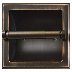 SENTO BETTER HOME BETTER LIFE SENTO Recessed Oil Rubbed Bronze Toilet Paper Holder, Wall Mounted Heavy Duty Metal Toilet Paper Roll Holder with Rear Mounting Bracket, in Wall, Easy Installation, Oil-Rubbed Bronze SENTO BETTER HOME BETTER LIFE SENTO Recessed Oil Rubbed Bronze Toilet Paper Holder, Wall Mounted Heavy Duty Metal Toilet Paper Roll Holder with Rear Mounting Bracket, in Wall, Easy Installation, Oil-Rubbed Bronze