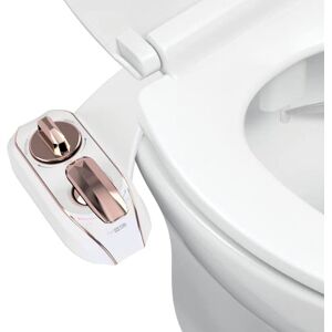 Luxe NEO 320 Plus Warm Water, Dual Nozzle, Non-Electric Bidet Attachment for Toilet Seat, Patented Slide-In Install, 360° Self-Clean, EZ-Lift to Clean, Feminine & Rear Wash (Rose Gold) Luxe NEO 320 Plus Warm Water, Dual Nozzle, Non-Electric Bidet Attachment for Toilet Seat, Patented Slide-In Install, 360° Self-Clean, EZ-Lift to Clean, Feminine & Rear Wash (Rose Gold)