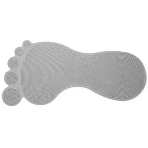 Croydex Big Foot Non Slip Bath Mat Large Foot Shape Design made from Natural Rubber with Anti-Bacterial Treatment for Anti-Mould Properties, Easy to Clean Bath Mats for Bathroom, Grey, 35 x 76cm Croydex Big Foot Non Slip Bath Mat Large Foot Shape Design made from Natural Rubber with Anti-Bacterial Treatment for Anti-Mould Properties, Easy to Clean Bath Mats for Bathroom, Grey, 35 x 76cm