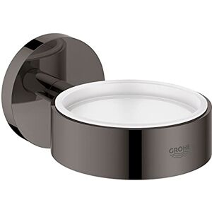 Grohe Essentials New Glass/Soap Dish Holder Hard Graphite 40369A01 Grohe Essentials New Glass/Soap Dish Holder Hard Graphite 40369A01