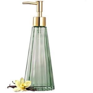 EMPO Vintage Elegant Glass Soap Dispenser, Liquid Soap/Sanitizer/Shampoo Bottle with Pump, Rustic Farmhouse Decor Crystal Hand Soap Dispenser for Kitchen Sink, Bathroom Accessories (Sage Green) EMPO Vintage Elegant Glass Soap Dispenser, Liquid Soap/Sanitizer/Shampoo Bottle with Pump, Rustic Farmhouse Decor Crystal Hand Soap Dispenser for Kitchen Sink, Bathroom Accessories (Sage Green)