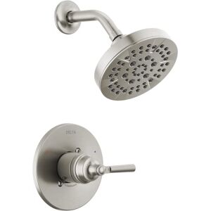 Delta Faucet Saylor 14 Series Brushed Nickel Shower Valve Trim Kit, Shower System, Shower Faucet Set, Shower Fixture, Shower Head and Handle Set, Stainless T14235-SS (Valve Not Included) Delta Faucet Saylor 14 Series Brushed Nickel Shower Valve Trim Kit, Shower System, Shower Faucet Set, Shower Fixture, Shower Head and Handle Set, Stainless T14235-SS (Valve Not Included)