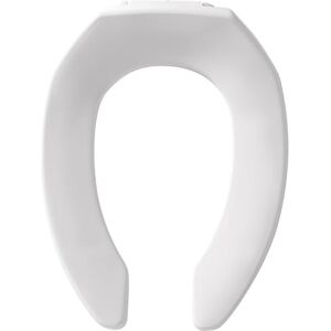 Bemis 000 M1955C-000 1955CT Commercial Heavy Duty Open Front Toilet Seat Will Never Loosen & Reduce Call-Backs, Plastic, White, Elongated Bemis 000 M1955C-000 1955CT Commercial Heavy Duty Open Front Toilet Seat Will Never Loosen & Reduce Call-Backs, Plastic, White, Elongated