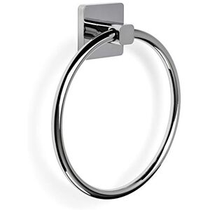 TATAY , towel ring from the Kalo Collection, in chrome-plated zamak, with square line support, and 3M fixing system, convenient and undrilled TATAY , towel ring from the Kalo Collection, in chrome-plated zamak, with square line support, and 3M fixing system, convenient and undrilled
