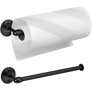 InterDesign iDesign Orbinni Wall Mounted Metal Paper Towel Holder, Roll Organizer for Kitchen, Bathroom, Craft Room, Set of 2, Matte Black, 2 Count InterDesign iDesign Orbinni Wall Mounted Metal Paper Towel Holder, Roll Organizer for Kitchen, Bathroom, Craft Room, Set of 2, Matte Black, 2 Count