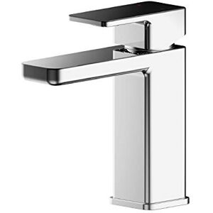 nuie WIN305 Windon Modern Bathroom Mono Basin Mixer Tap with Lever Handle and Push Button Waste, 160mm, Chrome nuie WIN305 Windon Modern Bathroom Mono Basin Mixer Tap with Lever Handle and Push Button Waste, 160mm, Chrome