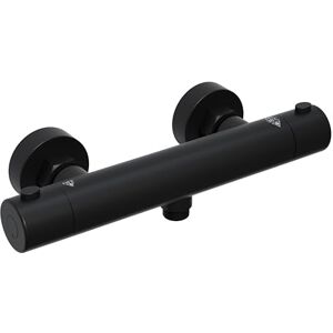 Görbach Thermostatic Shower Mixer, Bath Tap G 1/2" Connection, Shower Tap with Intelligent Constant Temperature Button, Matte Black Görbach Thermostatic Shower Mixer, Bath Tap G 1/2" Connection, Shower Tap with Intelligent Constant Temperature Button, Matte Black