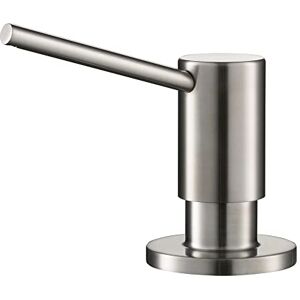 Kraus Spot Free Kitchen Soap or Lotion Dispenser with 17 oz. Large Capacity Bottle and Brass Pump in All-Brite Stainless Steel Kraus Spot Free Kitchen Soap or Lotion Dispenser with 17 oz. Large Capacity Bottle and Brass Pump in All-Brite Stainless Steel