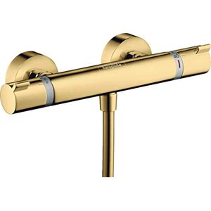 Hansgrohe 13116990 Ecostat Comfort Surface-Mounted Shower Thermostat Look, Polished Gold Optic Hansgrohe 13116990 Ecostat Comfort Surface-Mounted Shower Thermostat Look, Polished Gold Optic