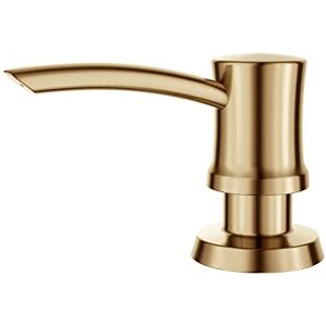 Kraus Soap and Lotion Dispenser, Brushed Brass Kraus Soap and Lotion Dispenser, Brushed Brass