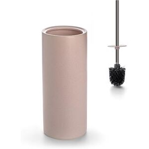 Viosuniu Matt Pink Ceramic Toilet Brush and Holder Set, Freestanding Toilet Bowl Cleaners Brush, Scrubber Brush for Toilet, Bathroom Accessories with Stainless Handle, Deep Cleaning Viosuniu Matt Pink Ceramic Toilet Brush and Holder Set, Freestanding Toilet Bowl Cleaners Brush, Scrubber Brush for Toilet, Bathroom Accessories with Stainless Handle, Deep Cleaning
