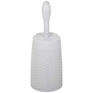 Addis 518368 Faux Rattan Round Toilet Brush Set with Internal Detergent Injection System, Light Minerial Grey ,Toilet Set Addis 518368 Faux Rattan Round Toilet Brush Set with Internal Detergent Injection System, Light Minerial Grey ,Toilet Set