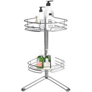 Canyon 2 Tier Non Rust Corner Free Standing Shelf Storage Shower Bath Caddy Organiser Rack Canyon 2 Tier Non Rust Corner Free Standing Shelf Storage Shower Bath Caddy Organiser Rack