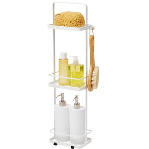 YAMAZAKI 6634 TOWER 3-Tiered Bath Rack Slim, white, Steel, Minimalist, 18 x 12 x 67 cm YAMAZAKI 6634 TOWER 3-Tiered Bath Rack Slim, white, Steel, Minimalist, 18 x 12 x 67 cm