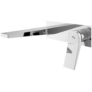 Balterley BTSO328 ǀ Modern Bathroom Wall Plated Single Lever Basin Mixer Tap, 129mm x 210mm x 223mm, Chrome Balterley BTSO328 ǀ Modern Bathroom Wall Plated Single Lever Basin Mixer Tap, 129mm x 210mm x 223mm, Chrome
